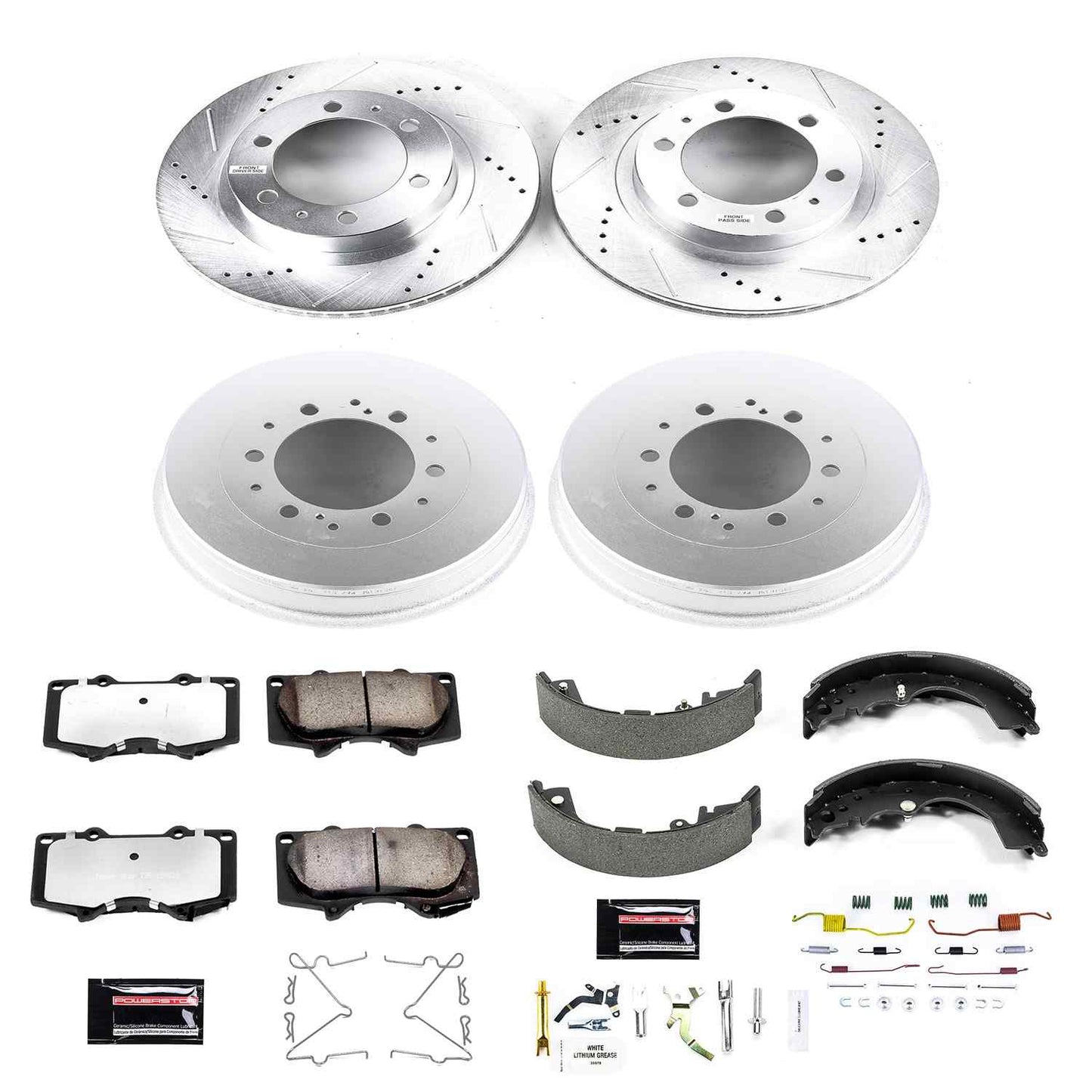 PowerStop Power Stop 05-18 Toyota Tacoma Front & Rear Z36 Truck & Tow Brake Kit K15231DK-36