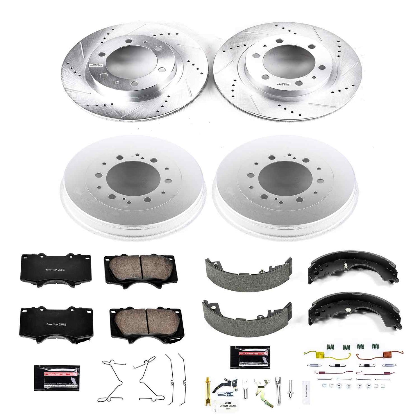 PowerStop Power Stop 05-19 Toyota Tacoma Front & Rear Z23 Evolution Sport Brake Kit K15231DK