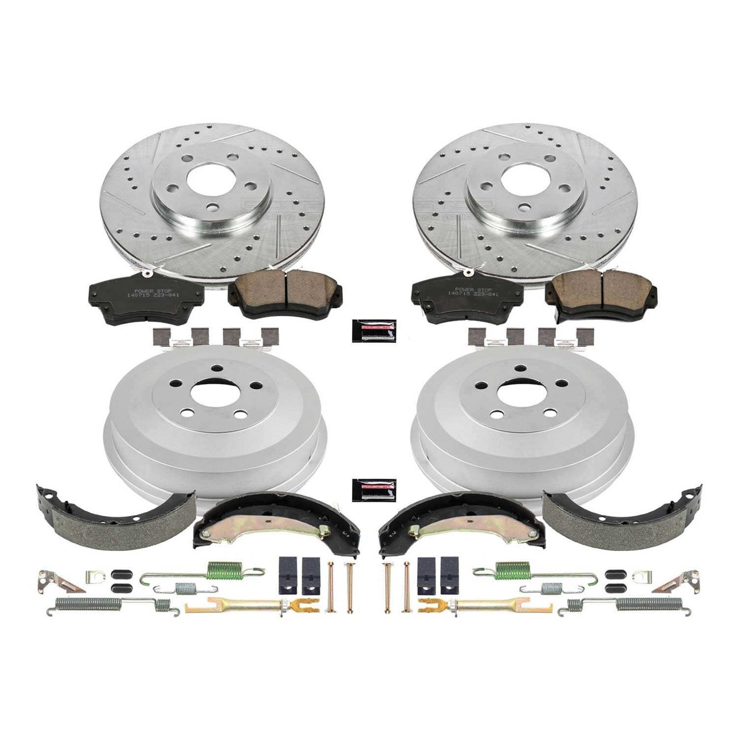 PowerStop Power Stop 2004 Chrysler PT Cruiser Front & Rear Z23 Evolution Sport Brake Kit K15232DK