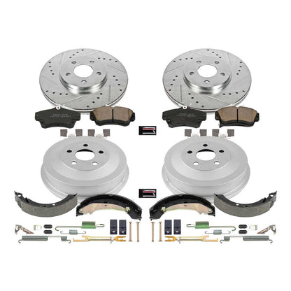 PowerStop Power Stop 2004 Chrysler PT Cruiser Front & Rear Z23 Evolution Sport Brake Kit K15232DK