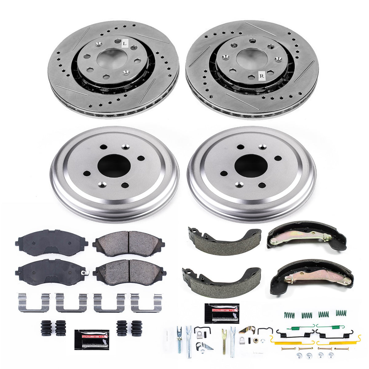 PowerStop Power Stop 07-11 Chevrolet Aveo Front & Rear Z23 Evolution Sport Brake Kit K15234DK