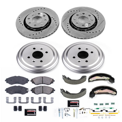 PowerStop Power Stop 07-11 Chevrolet Aveo Front & Rear Z23 Evolution Sport Brake Kit K15234DK