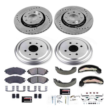 PowerStop Power Stop 13-15 Chevrolet Spark Front & Rear Z23 Evolution Sport Brake Kit K15235DK
