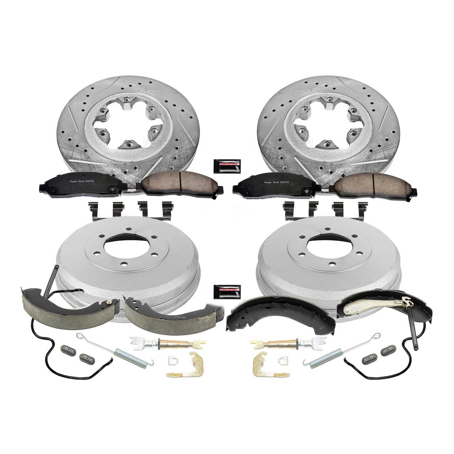 PowerStop Power Stop 04-08 Chevrolet Colorado Front & Rear Z23 Evolution Sport Brake Kit K15236DK