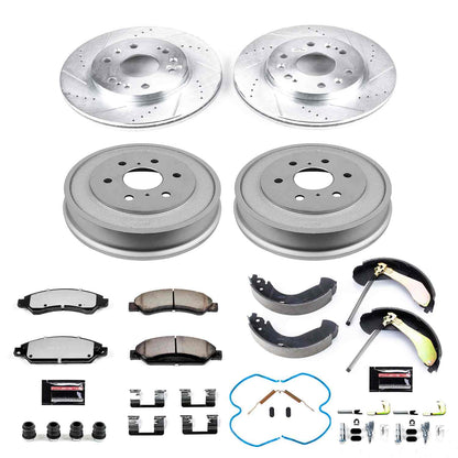 PowerStop Power Stop 05-06 Chevrolet Silverado 1500 Front & Rear Z36 Truck & Tow Brake Kit K15237DK-36