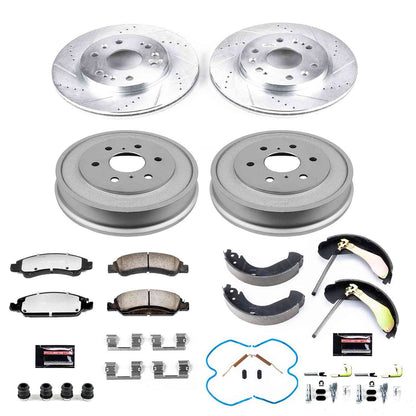 PowerStop Power Stop 07-08 Chevrolet Silverado 1500 Front & Rear Z36 Truck & Tow Brake Kit K15238DK-36
