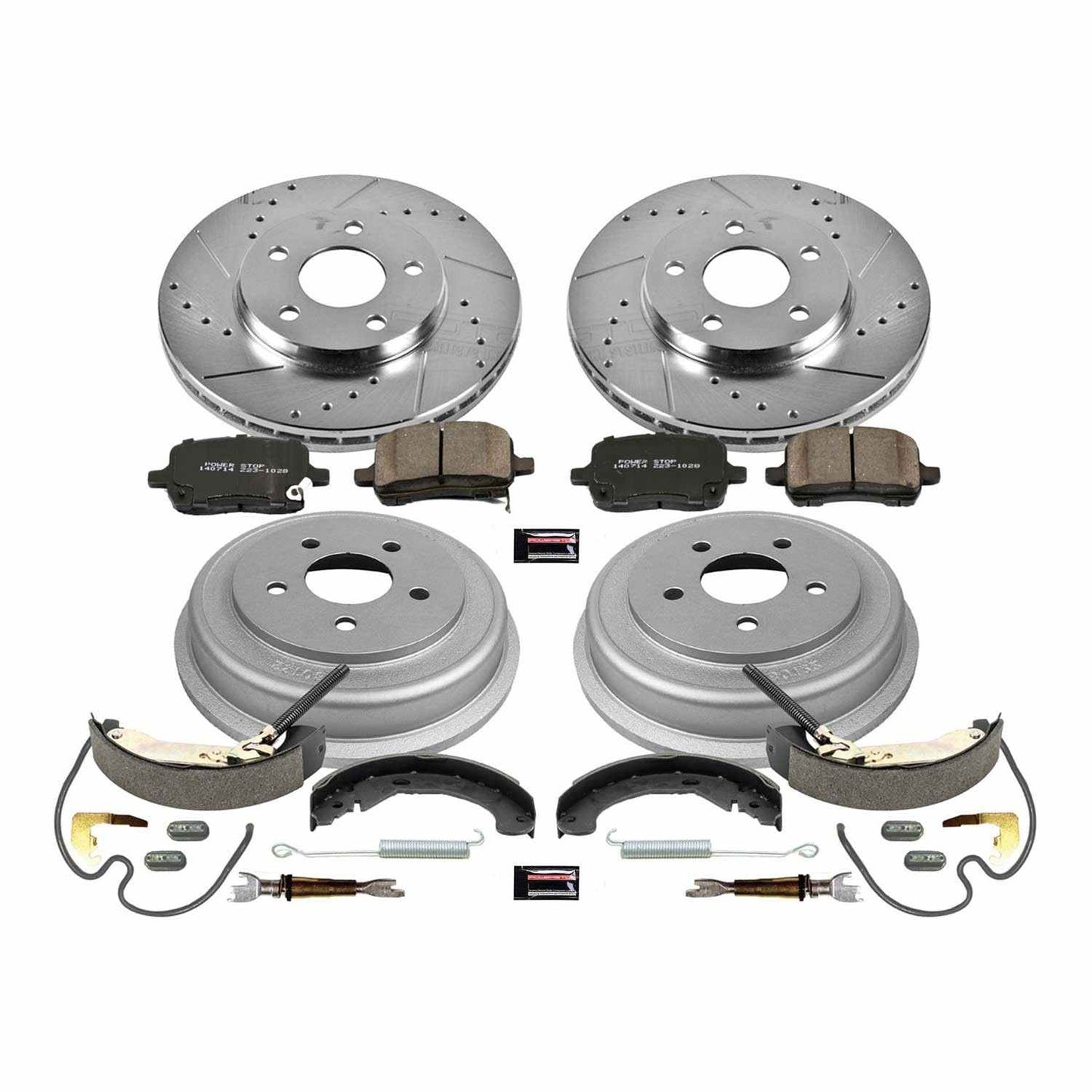 PowerStop Power Stop 05-07 Chevrolet Malibu Front & Rear Z23 Evolution Sport Brake Kit K15239DK