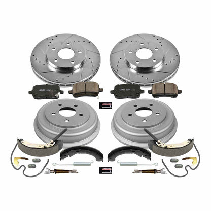 PowerStop Power Stop 05-07 Chevrolet Malibu Front & Rear Z23 Evolution Sport Brake Kit K15239DK