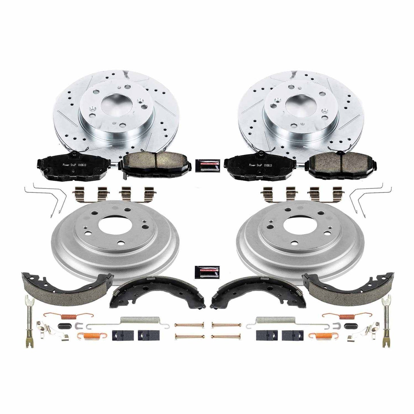 PowerStop Power Stop 12-15 Honda Civic Front & Rear Z23 Evolution Sport Brake Kit K15242DK
