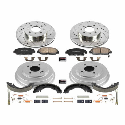 PowerStop Power Stop 10-14 Honda Insight Front & Rear Z23 Evolution Sport Brake Kit K15247DK