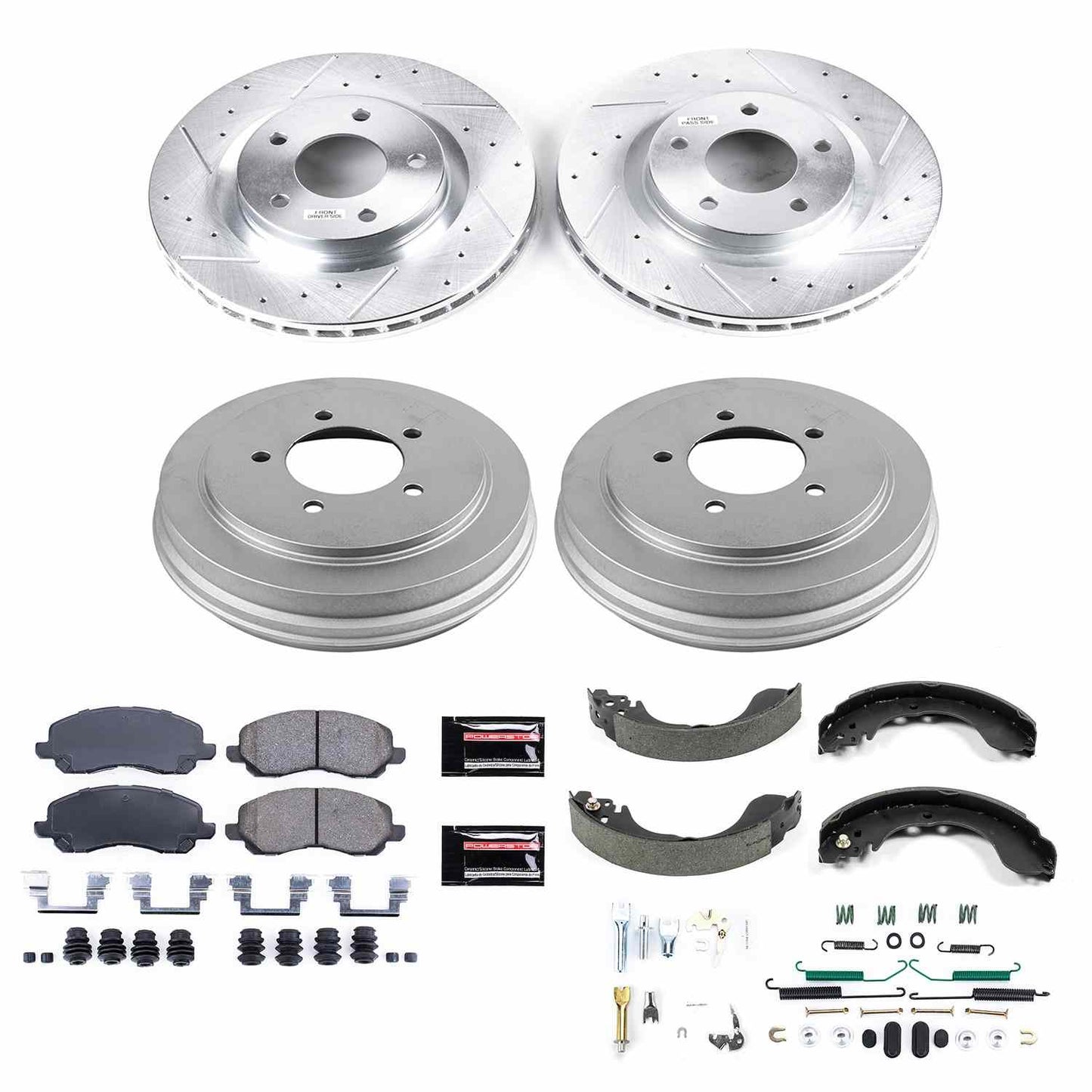 PowerStop Power Stop 08-09 Dodge Avenger Front & Rear Z23 Evolution Sport Brake Kit K15250DK