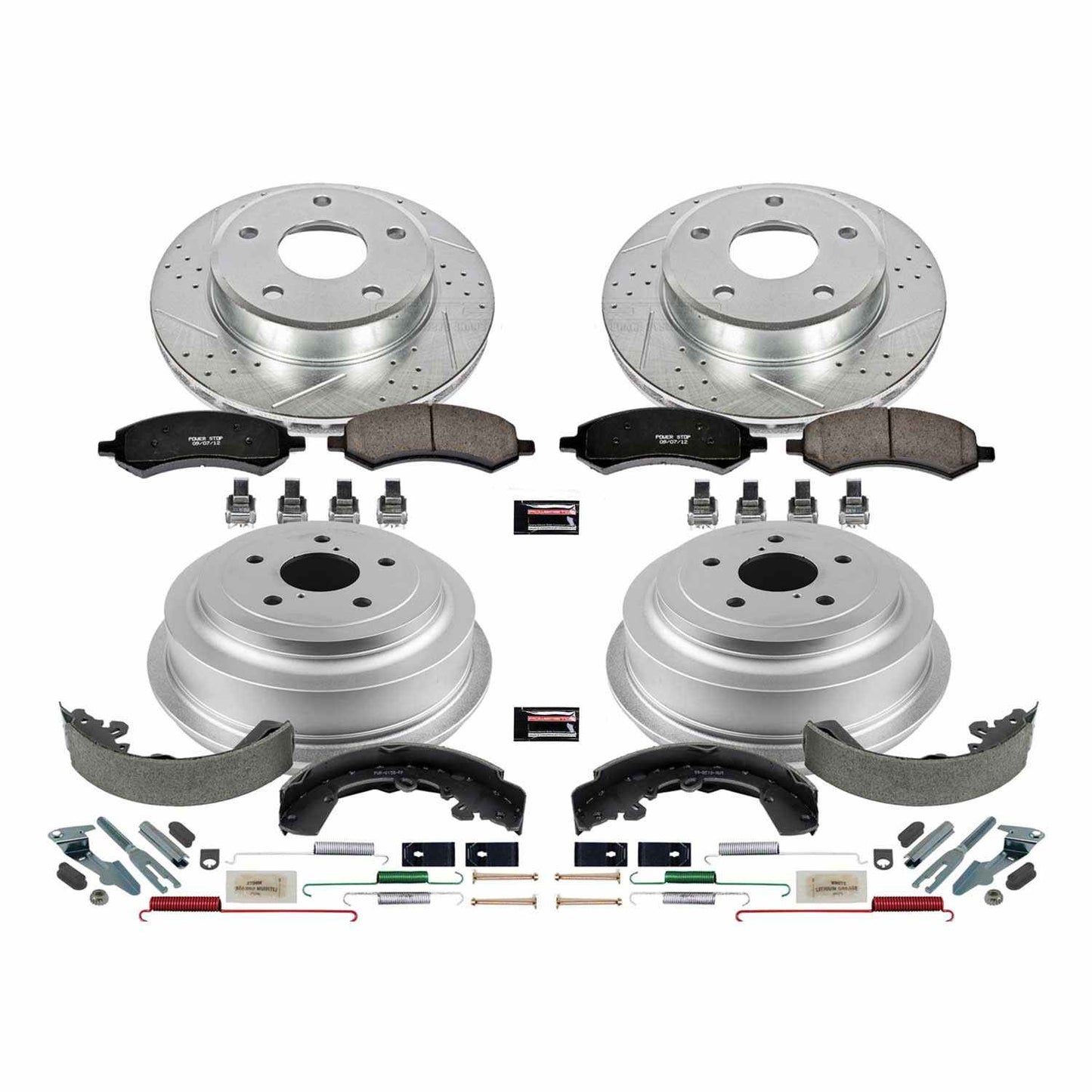 PowerStop Power Stop 05-10 Dodge Dakota Front & Rear Z23 Evolution Sport Brake Kit K15254DK