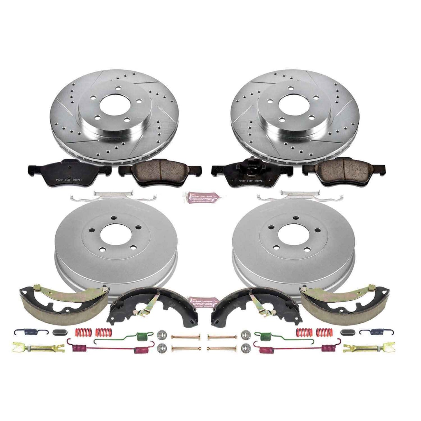 PowerStop Power Stop 08-10 Ford Escape Front & Rear Z23 Evolution Sport Brake Kit K15255DK