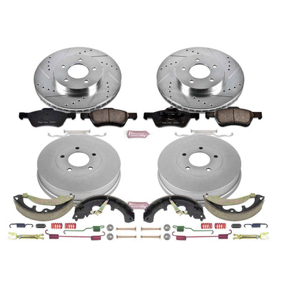 PowerStop Power Stop 08-10 Ford Escape Front & Rear Z23 Evolution Sport Brake Kit K15255DK