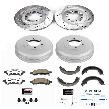 PowerStop Power Stop 09-12 Chevrolet Colorado Front & Rear Z26 Street Warrior Brake Kit K15262DK-26