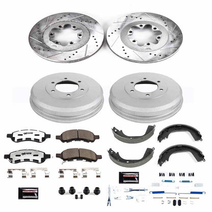 PowerStop Power Stop 09-12 Chevrolet Colorado Front & Rear Z36 Truck & Tow Brake Kit K15262DK-36