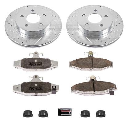 PowerStop Power Stop 93-97 Chevrolet Camaro Rear Z26 Street Warrior Brake Kit K1531-26