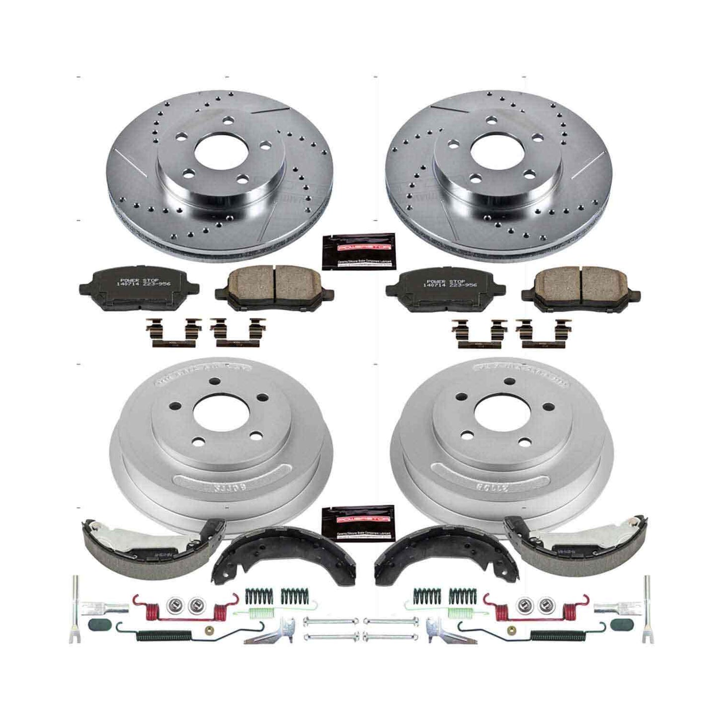 PowerStop Power Stop 09-10 Pontiac G5 Front & Rear Z23 Evolution Sport Brake Kit K15422DK