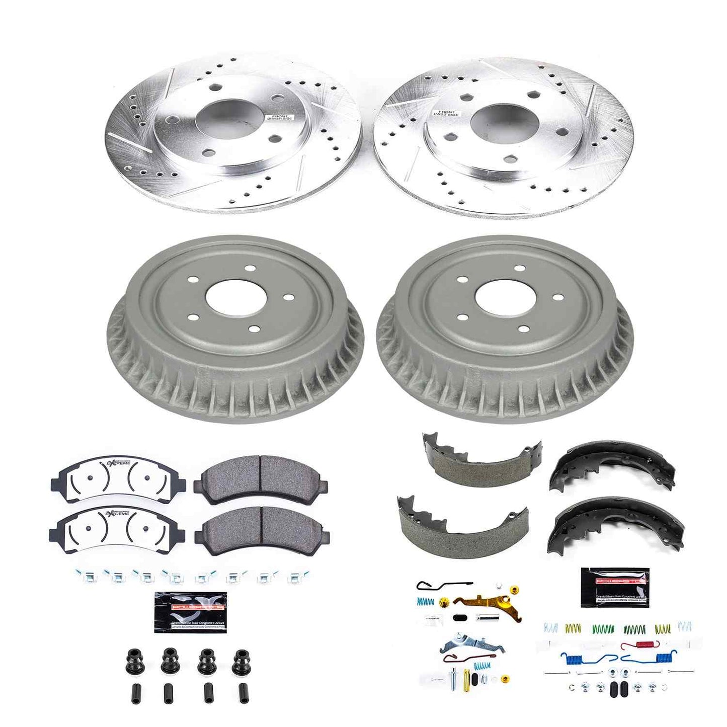 PowerStop Power Stop 98-03 Chevrolet S10 Front & Rear Z36 Truck & Tow Brake Kit K15428DK-36