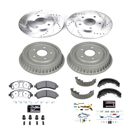 PowerStop Power Stop 98-03 Chevrolet S10 Front & Rear Z36 Truck & Tow Brake Kit K15428DK-36
