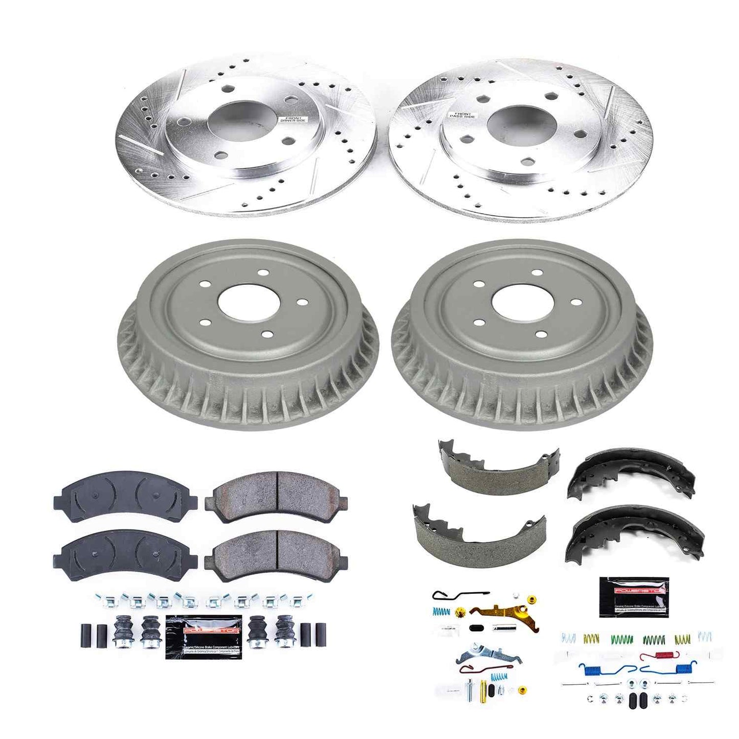 PowerStop Power Stop 98-03 Chevrolet S10 Front & Rear Z23 Evolution Sport Brake Kit K15428DK
