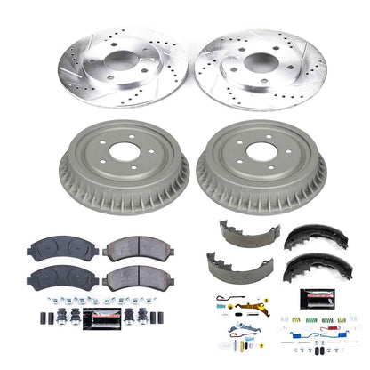 PowerStop Power Stop 98-03 Chevrolet S10 Front & Rear Z23 Evolution Sport Brake Kit K15428DK