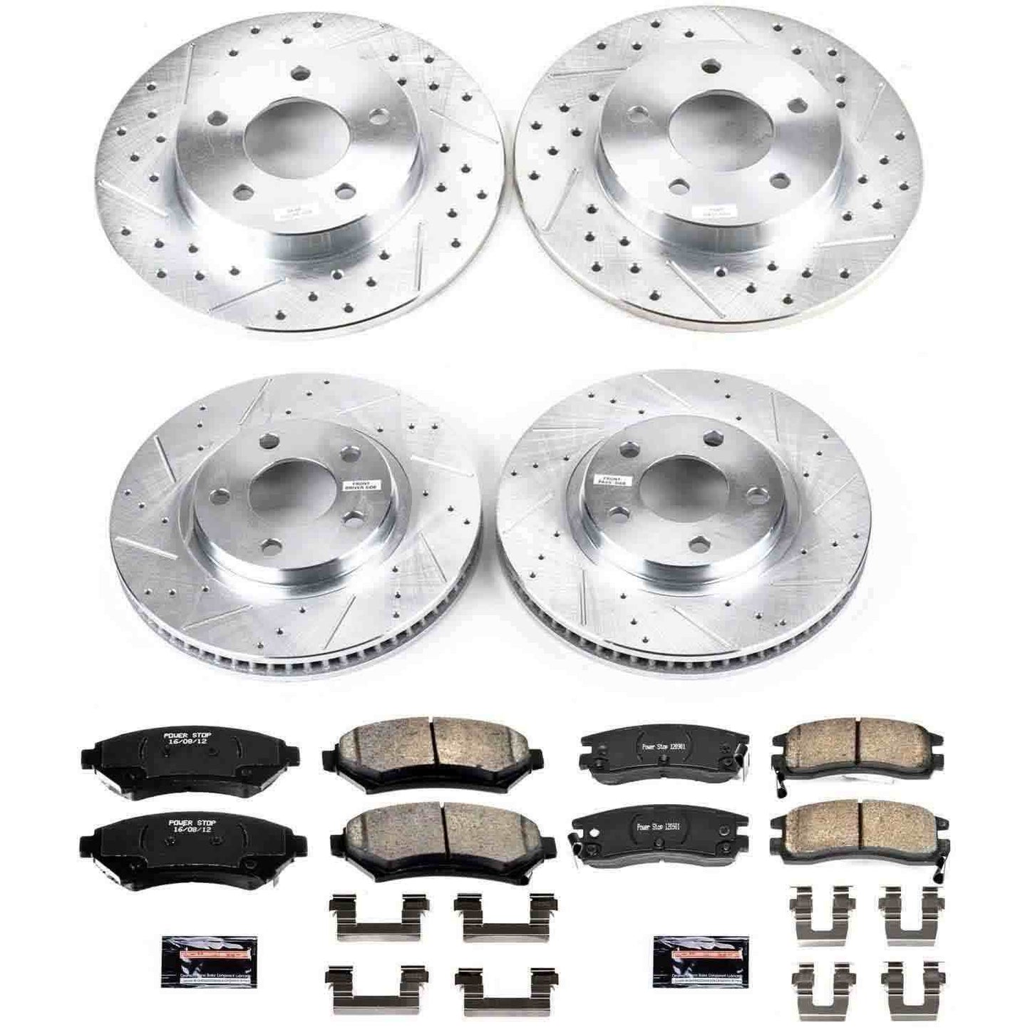 PowerStop Power Stop 00-04 Buick LeSabre Front & Rear Z23 Evolution Sport Brake Kit K1543