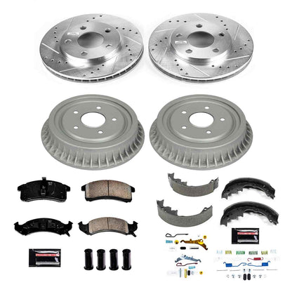 PowerStop Power Stop 1993 Chevrolet Camaro Front & Rear Z23 Evolution Sport Brake Kit K15440DK