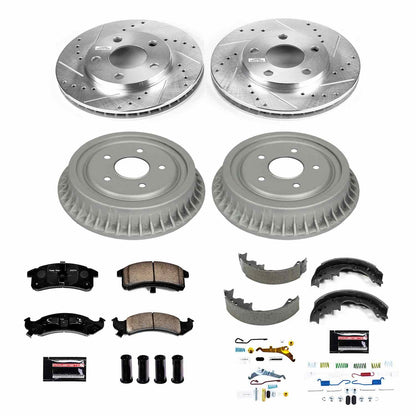 PowerStop Power Stop 94-97 Chevrolet Camaro Front & Rear Z23 Evolution Sport Brake Kit K15441DK