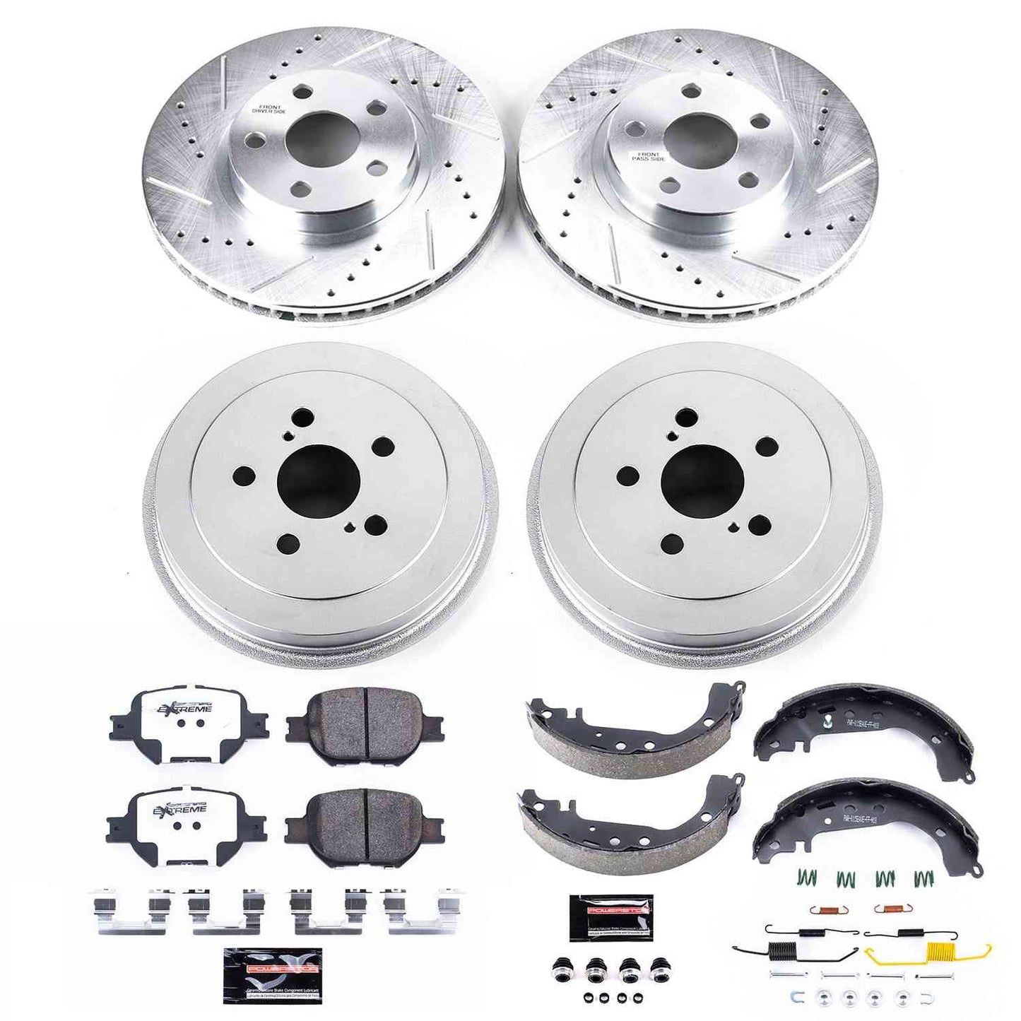 PowerStop Power Stop 01-05 Toyota Celica Front & Rear Z26 Street Brake Kit K15464DK-26