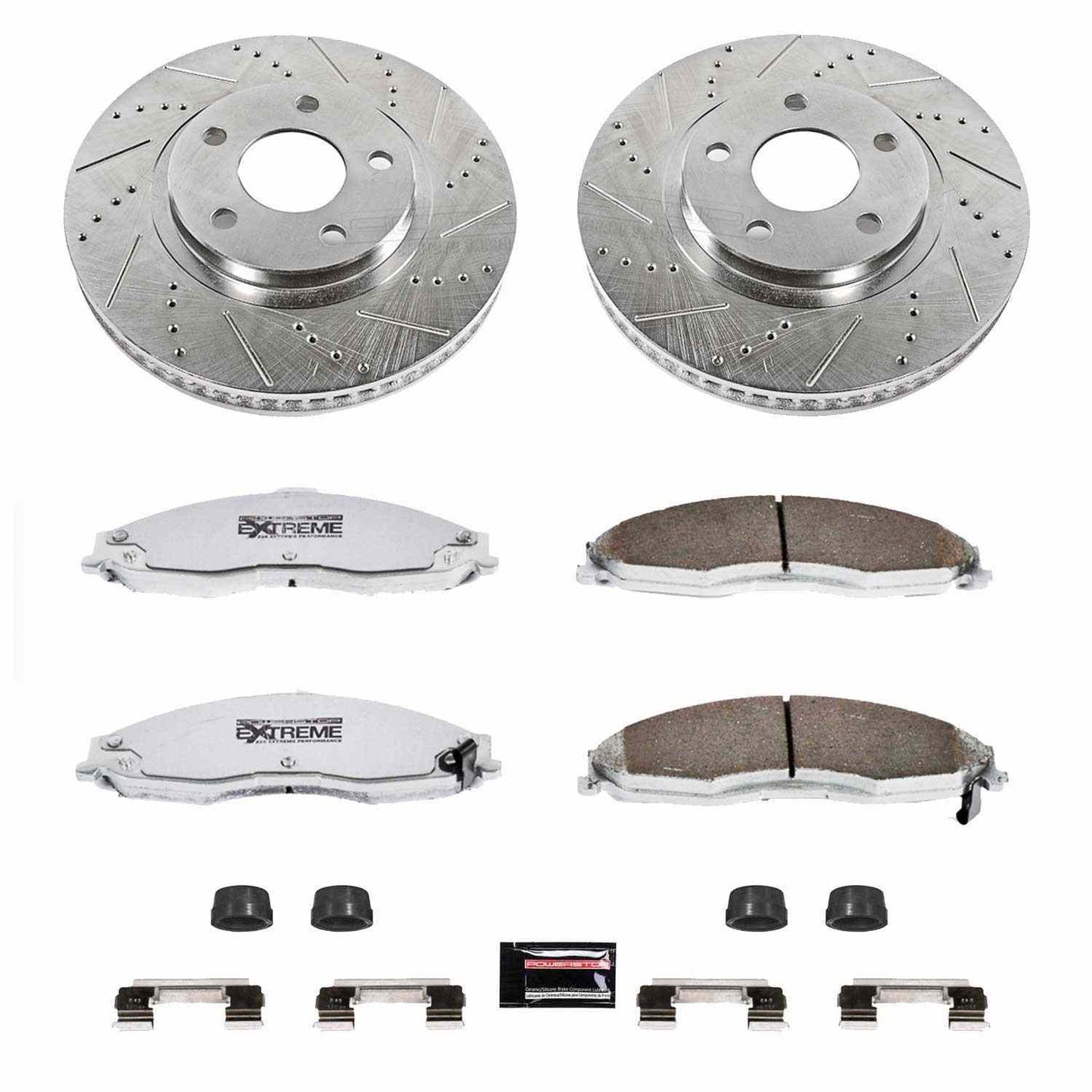 PowerStop Power Stop 98-02 Chevrolet Camaro Front Z26 Street Warrior Brake Kit K1547-26