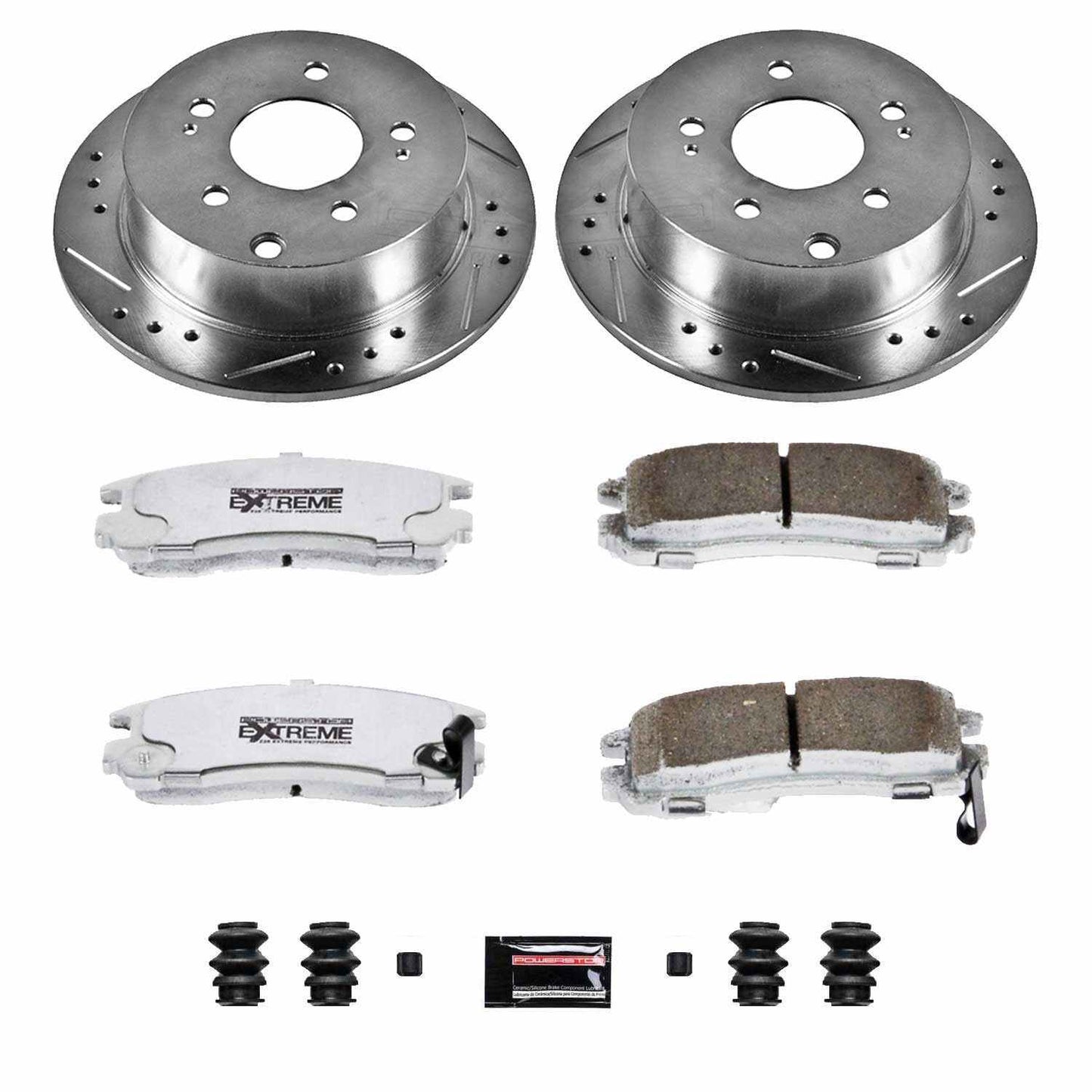PowerStop Power Stop 06-12 Mitsubishi Eclipse Rear Z26 Street Warrior Brake Kit K155-26