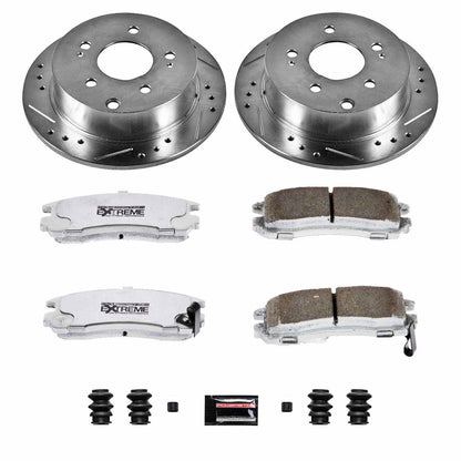 PowerStop Power Stop 06-12 Mitsubishi Eclipse Rear Z26 Street Warrior Brake Kit K155-26