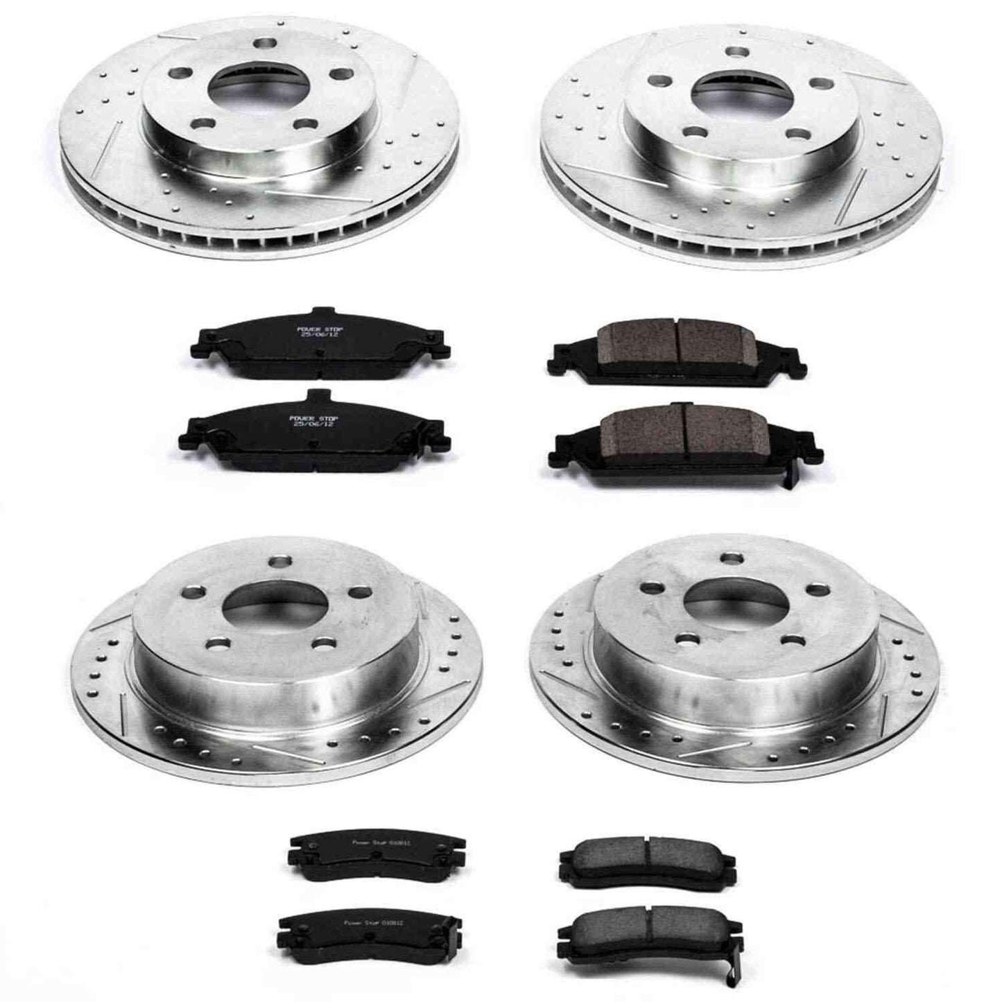 PowerStop Power Stop 99-04 Oldsmobile Alero Front & Rear Z23 Evolution Sport Brake Kit K1552