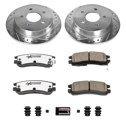 PowerStop Power Stop 04-05 Buick Century Rear Z26 Street Warrior Brake Kit K1558-26
