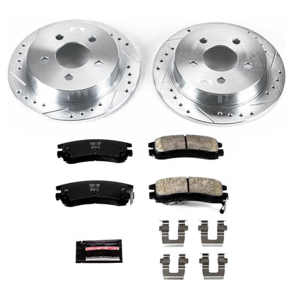 PowerStop Power Stop 04-05 Buick Century Rear Z23 Evolution Sport Brake Kit K1558