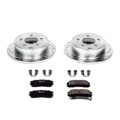 PowerStop Power Stop 06-12 Mitsubishi Eclipse Rear Z23 Evolution Sport Brake Kit K155