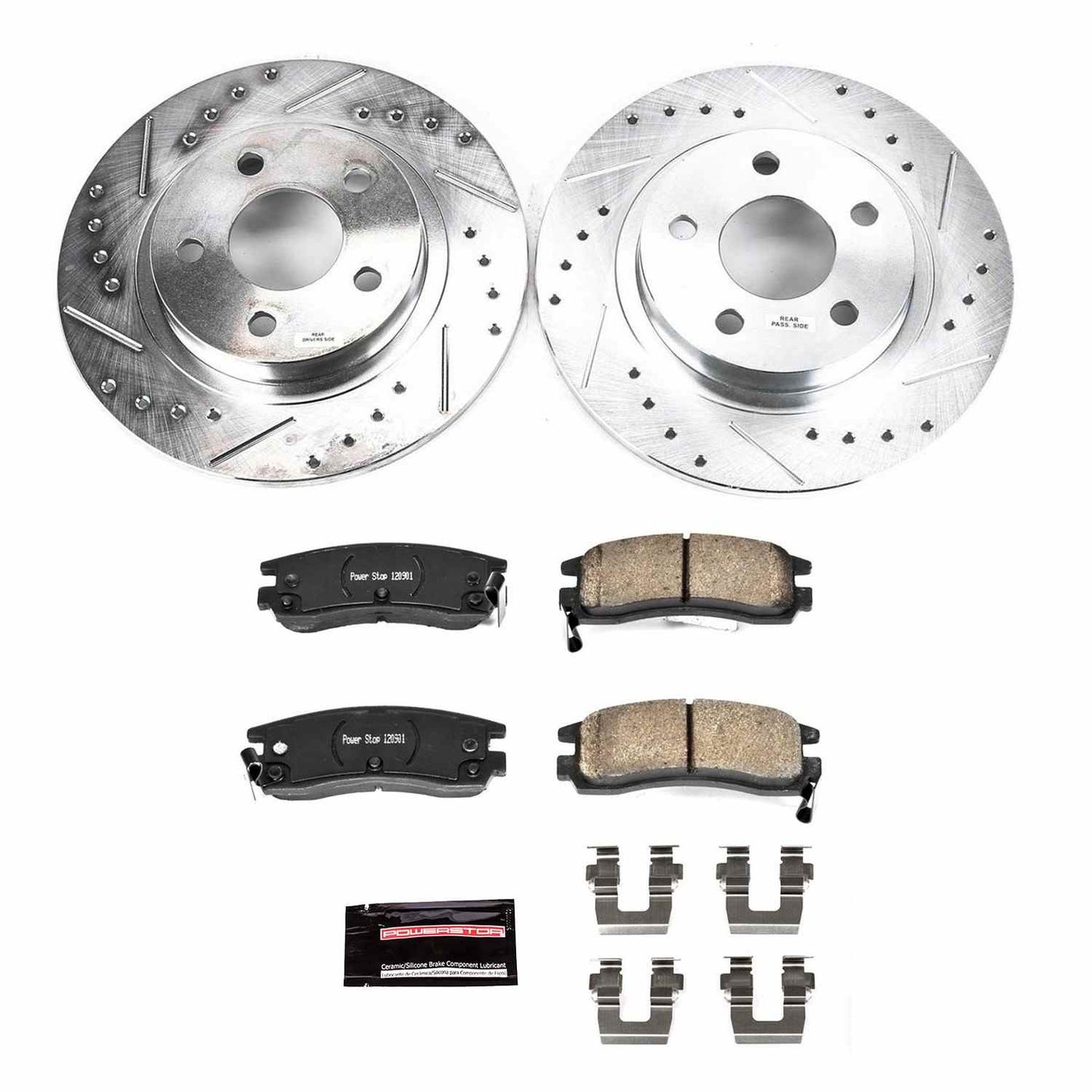 PowerStop Power Stop 03-05 Buick Park Avenue Rear Z23 Evolution Sport Brake Kit K1566
