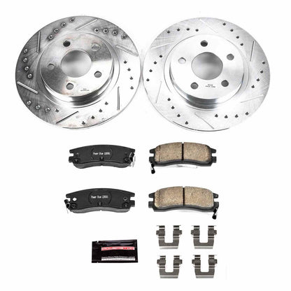 PowerStop Power Stop 03-05 Buick Park Avenue Rear Z23 Evolution Sport Brake Kit K1566