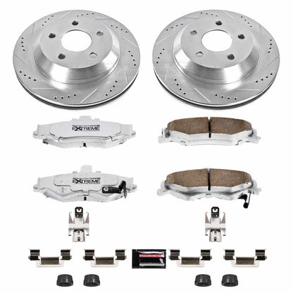 PowerStop Power Stop 98-02 Chevrolet Camaro Rear Z26 Street Warrior Brake Kit K1568-26