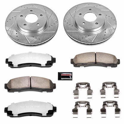 PowerStop Power Stop 05-06 Chevrolet Equinox Front Z36 Truck & Tow Brake Kit K1576-36