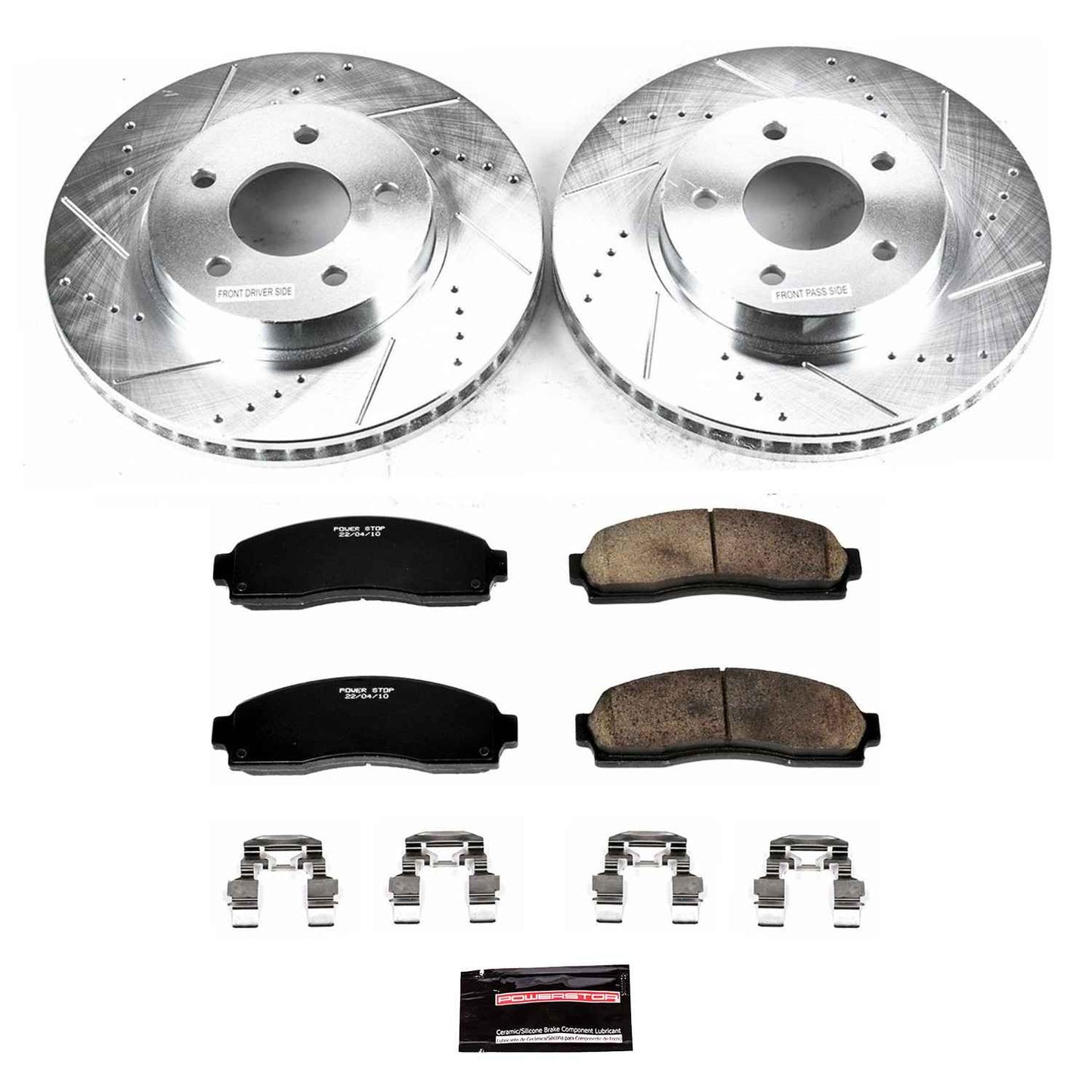 PowerStop Power Stop 05-06 Chevrolet Equinox Front Z23 Evolution Sport Brake Kit K1576