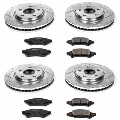 PowerStop Power Stop 2004 Pontiac Grand Prix Front & Rear Z23 Evolution Sport Brake Kit K1587