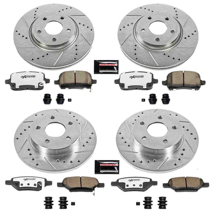PowerStop Power Stop 05-06 Chevrolet Cobalt Front & Rear Z26 Street Warrior Brake Kit K1612-26