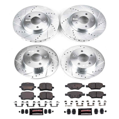 Power Stop 05-06 Chevrolet Cobalt Front & Rear Z23 Evolution Sport Brake Kit K1612