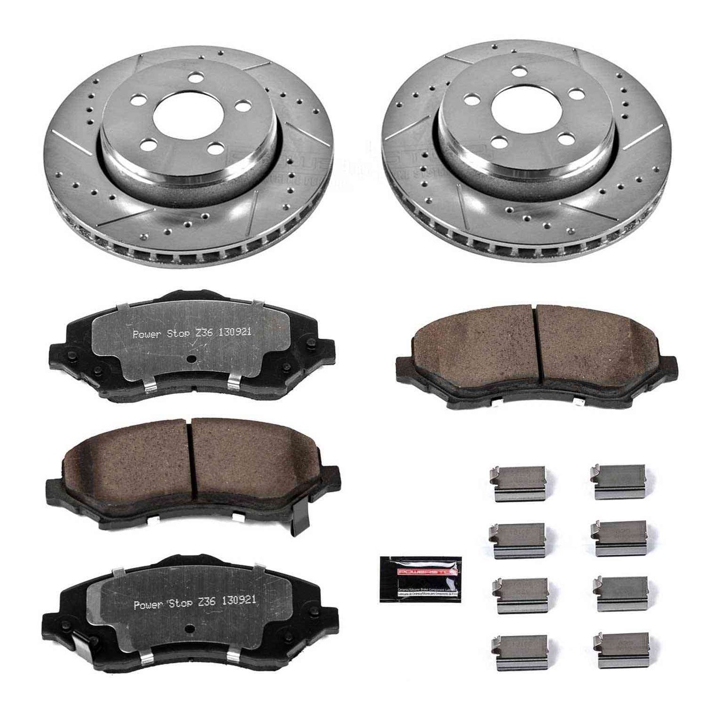 PowerStop Power Stop 07-11 Dodge Nitro Front Z36 Truck & Tow Brake Kit K1631-36