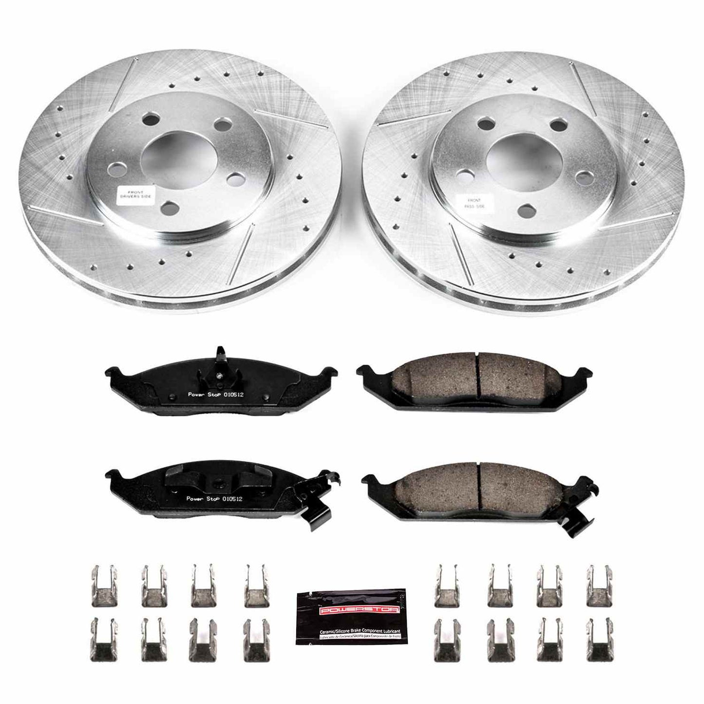 PowerStop Power Stop 95-00 Chrysler Cirrus Front Z23 Evolution Sport Brake Kit K1676