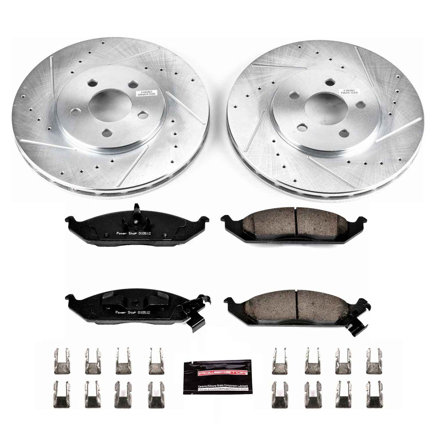 PowerStop Power Stop 95-00 Chrysler Cirrus Front Z23 Evolution Sport Brake Kit K1679
