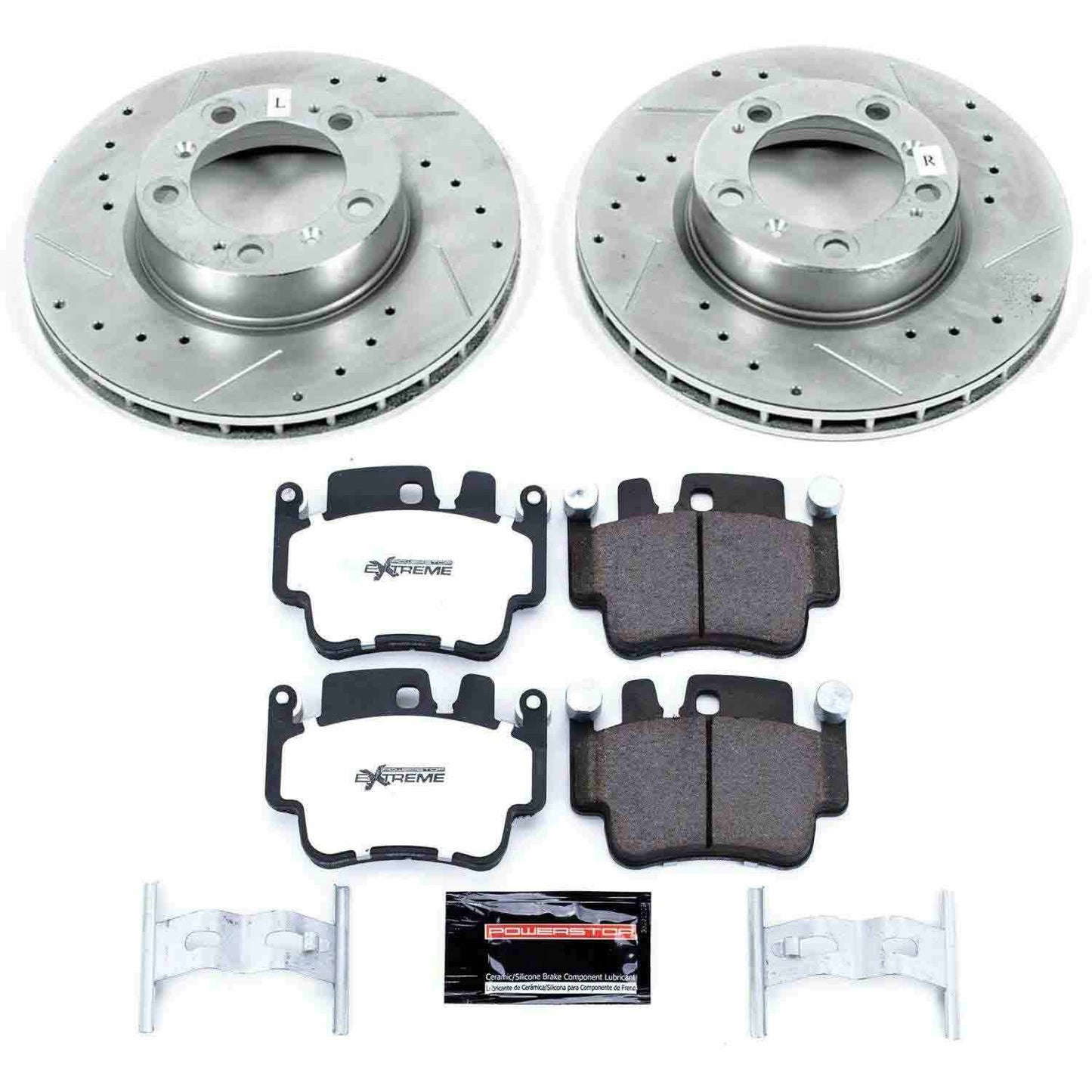 PowerStop Power Stop 05-06 Porsche Boxster Front Z26 Street Warrior Brake Kit K1697-26