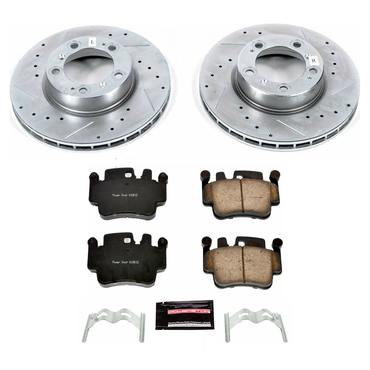 PowerStop Power Stop 05-06 Porsche Boxster Front Z23 Evolution Sport Brake Kit K1697